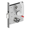 Detailed view of STUV HSL 175 detention lock with deadbolt with saw protection